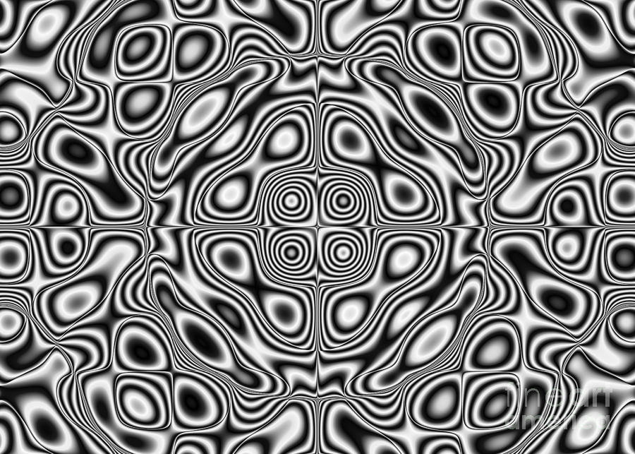 Abstract pattern - kaleidoscopic pattern Digital Art by Michal Boubin