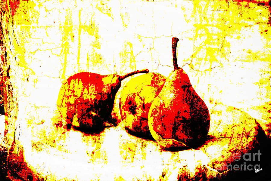 Abstract Pears Photograph by Alana Ranney