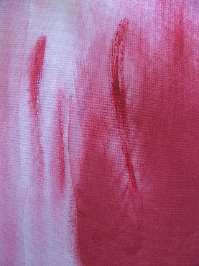 Abstract Pink Painting by Lindie Racz