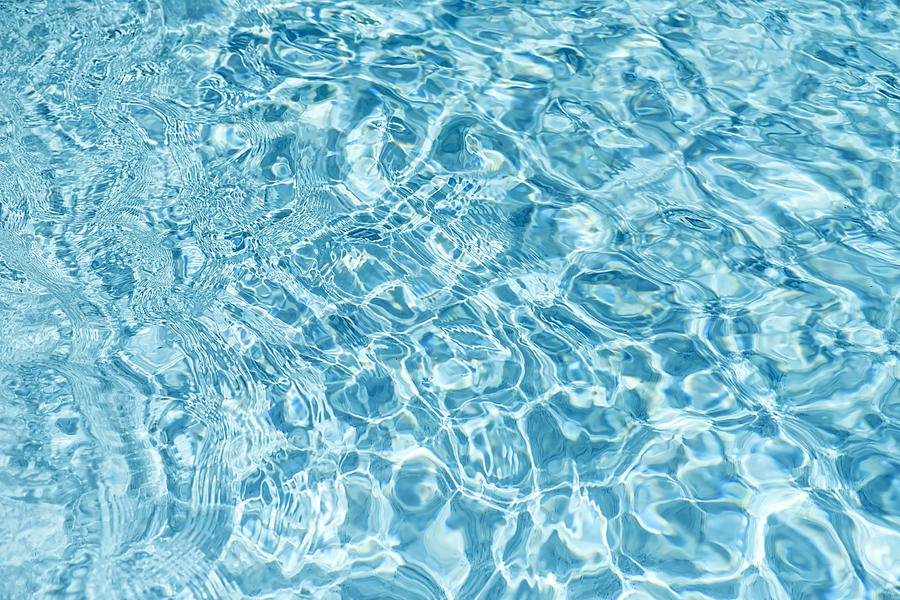 Abstract Pool Water Photograph by Louise Hill