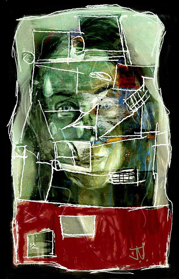 Abstract Portrait 10May2016 Painting by Jim Vance