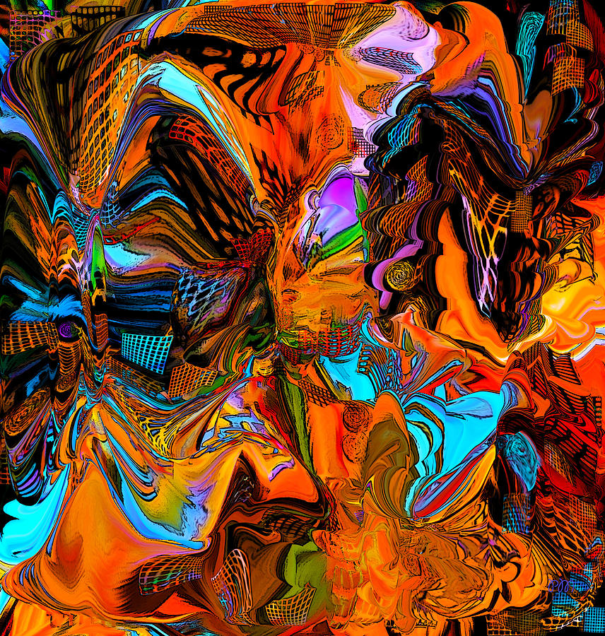 Abstract Reality 5 Digital Art by Phillip Mossbarger