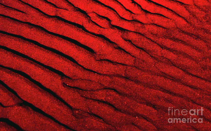 Abstract Red Sand- 2 Photograph by Rick Bures