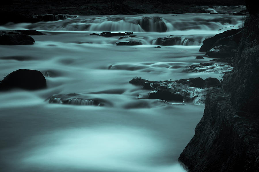 Abstract river flow Photograph by John Paul Cullen