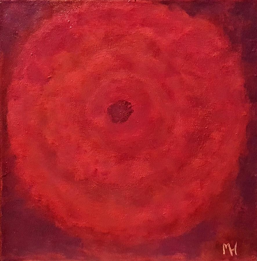 Abstract Rose Painting by Margaret Harmon