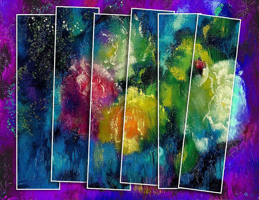 Abstract Roses 2 Painting by Celestial Images