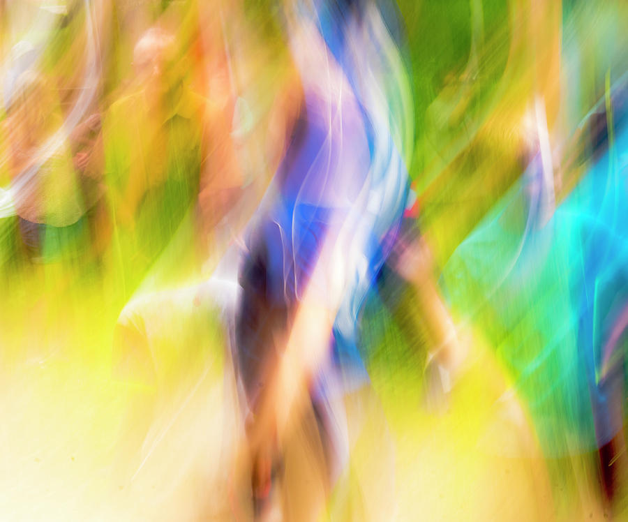 Abstract Running Photograph by Steven Ralser