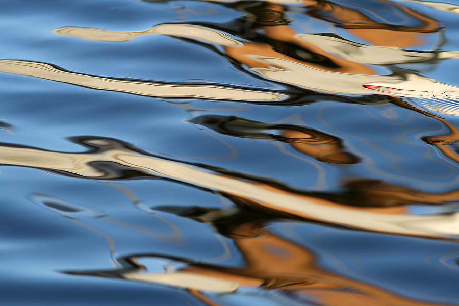 Abstract Sailboat Reflection Photograph by Juergen Roth