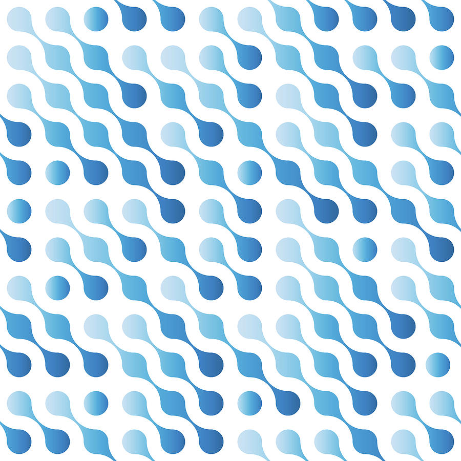 Abstract seamless pattern background of blue gradient connected dots in  diagonal arrangement. Rainy day theme. Vector illustration Digital Art by  Petr Polak - Fine Art America