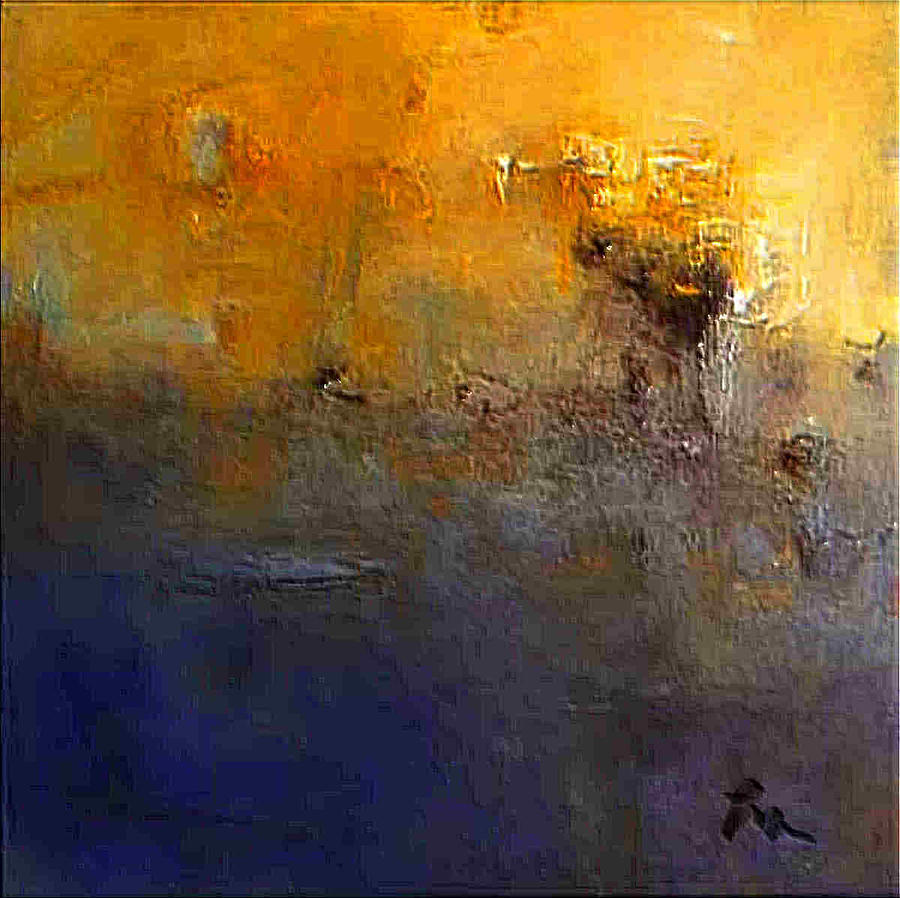 Abstract Seascape Mixed Media by Dragica  Micki Fortuna