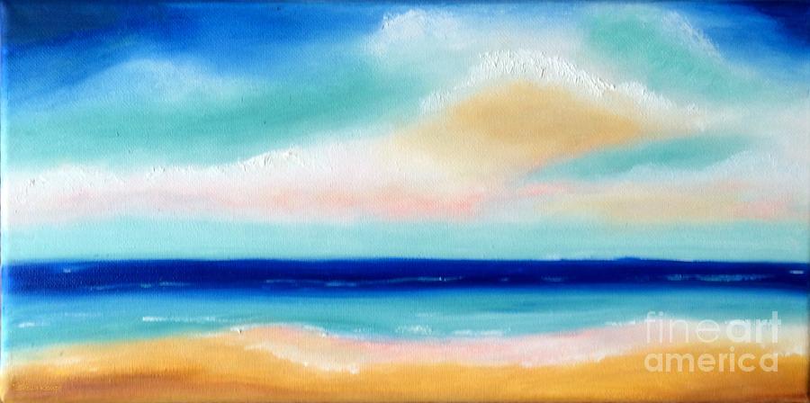 Abstract Seascape Painting by Shelia Kempf