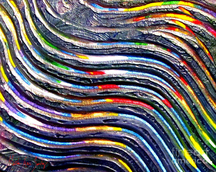 Abstract Series 0615B1 Painting by Mas Art Studio