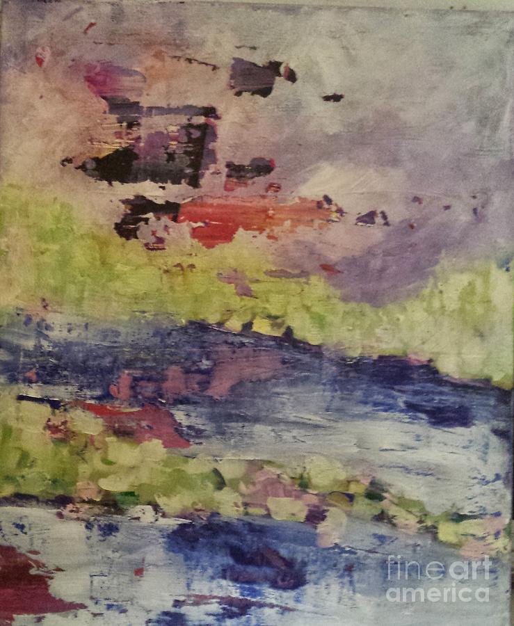 Abstract Series Dreaming Painting by Sherry Harradence