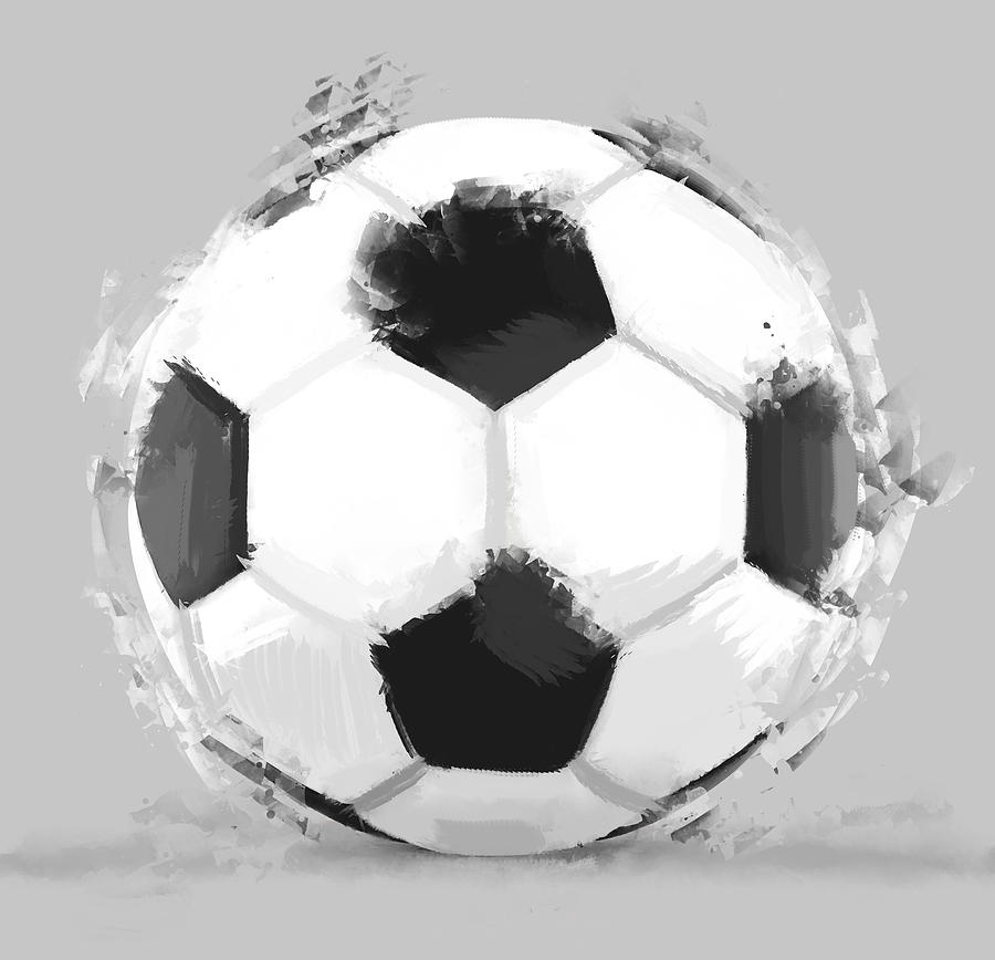 Abstract Soccer Ball Digital Art By Jose Ricardo