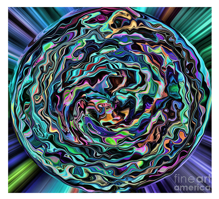Abstract Sphere VI Digital Art by Jim Fitzpatrick