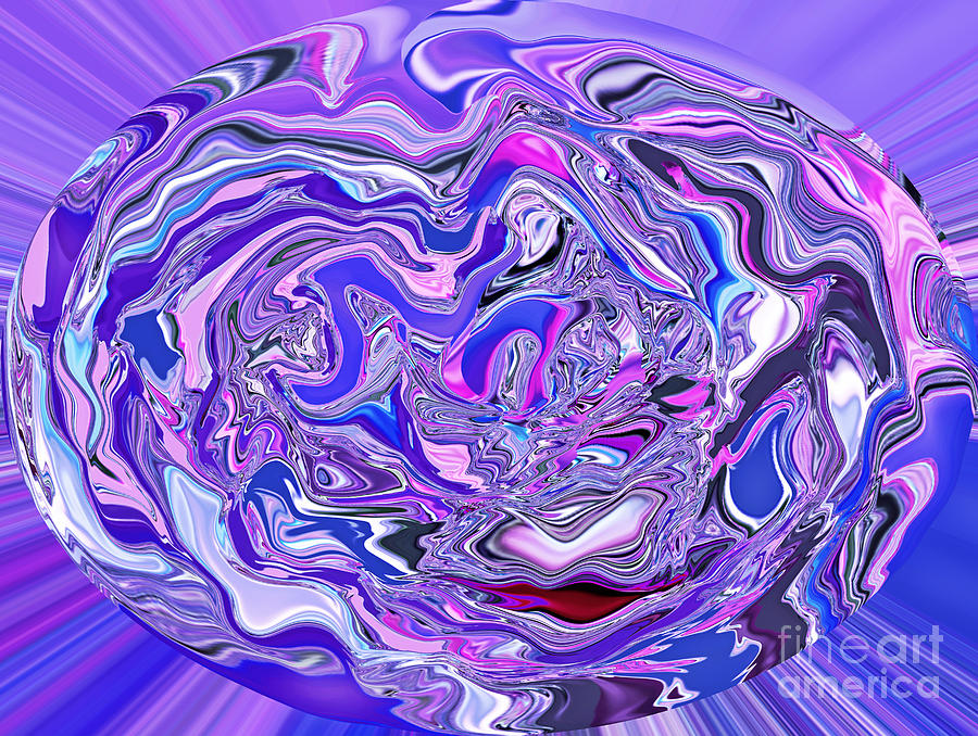 Abstract Sphere XXII Digital Art by Jim Fitzpatrick