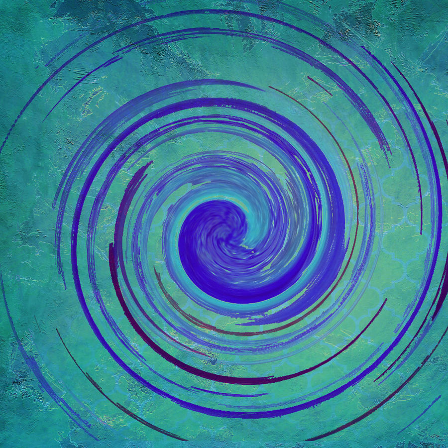 Abstract Spiral Digital Art by Brandi Fitzgerald - Fine Art America