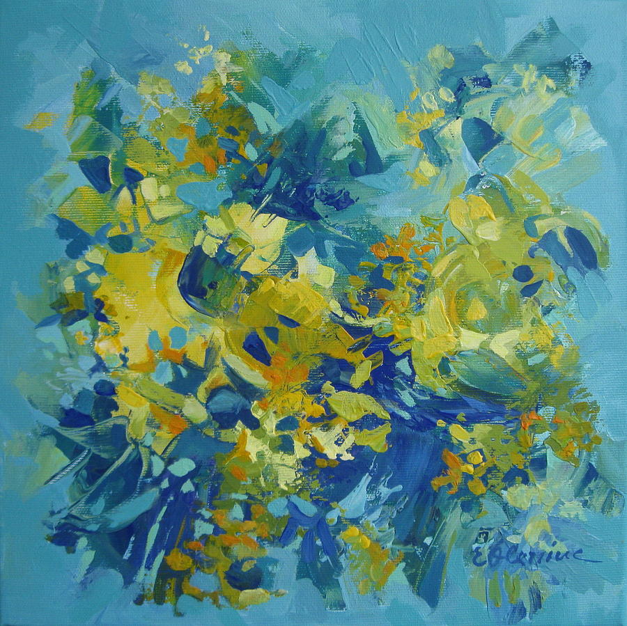 Abstract spring Painting by Elena Oleniuc