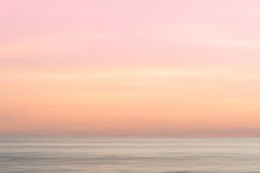 Abstract sunrise sky and ocean nature background Photograph by Irina  Moskalev - Fine Art America