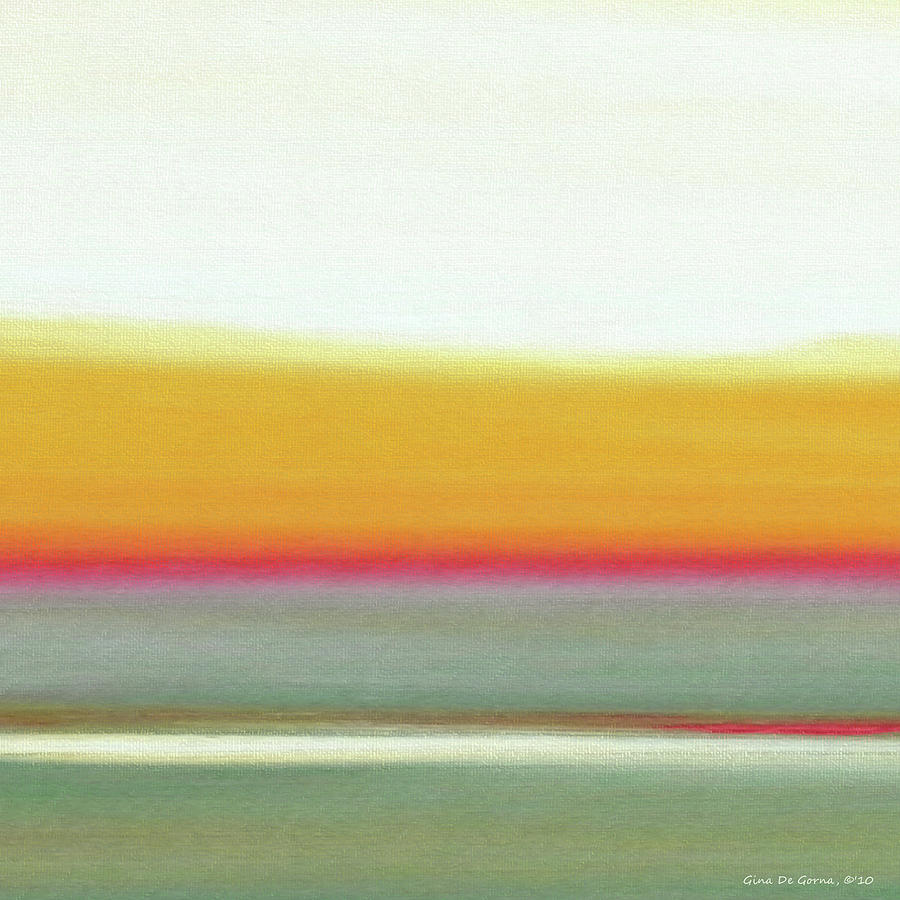 Abstract Sunset 66 Painting by Gina De Gorna