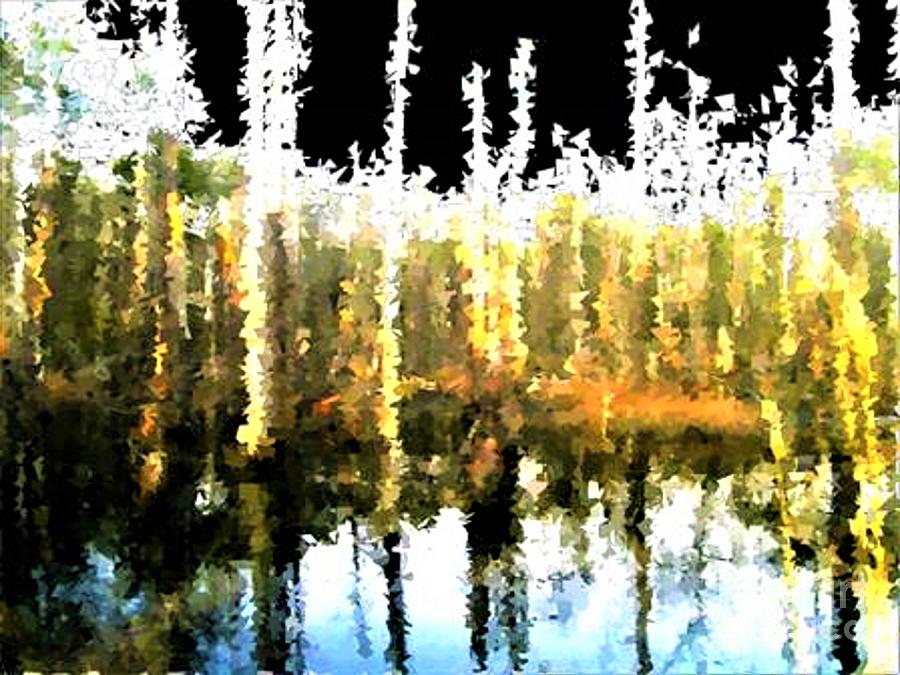 Abstract Swamp Digital Art by Victoria Billings