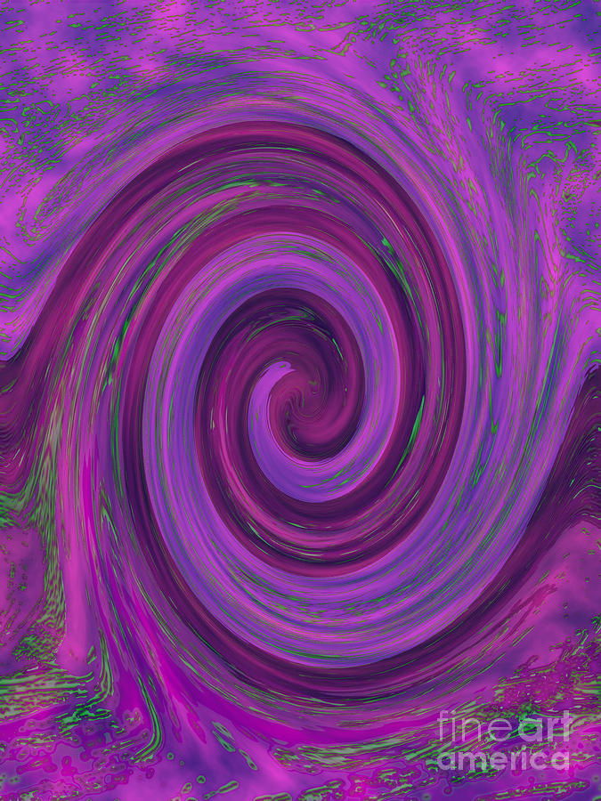 Swirl Abstract 3 Photograph by Julia Stubbe