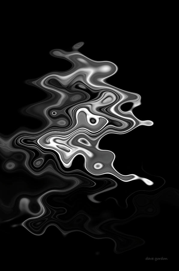 Abstract Swirl Monochrome Photograph by David Gordon