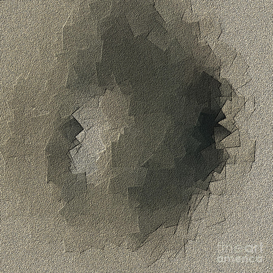 Monochromatic Droplets - Abstract Tiles No 16.0108 Digital Art by Jason Freedman