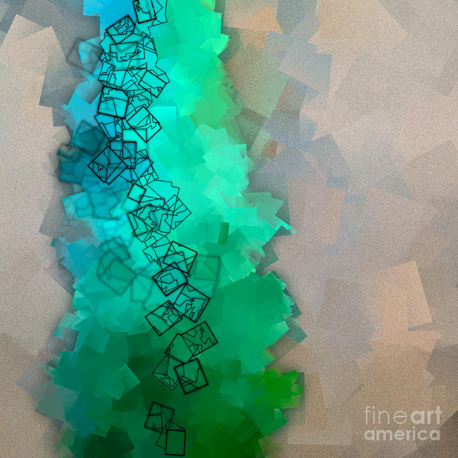 Meander - Abstract Tiles No15.825 Digital Art by Jason Freedman