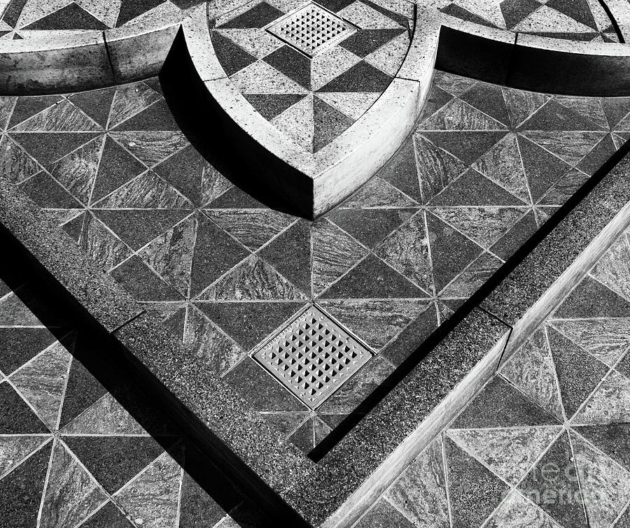 Black And White Photograph - Abstract Tiles by Tom Gari Gallery-Three-Photography