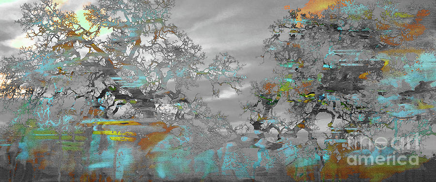 Abstract tree art 1 Painting by Gull G