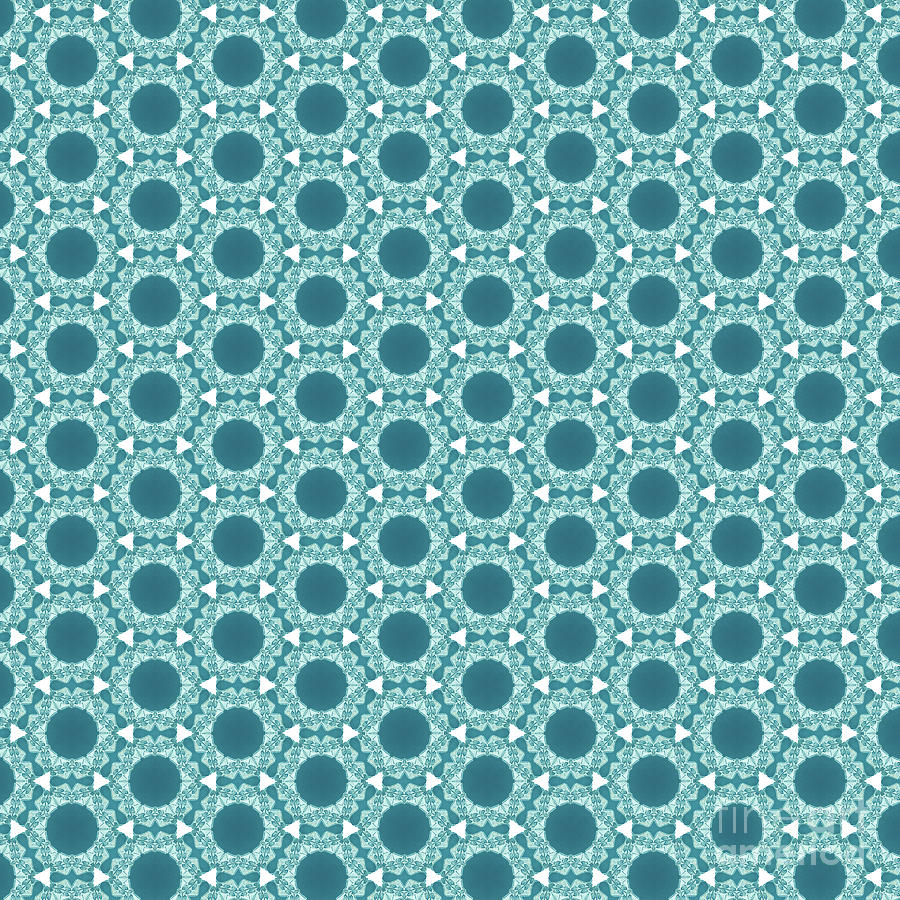 Abstract Turquoise Pattern 2 Digital Art
