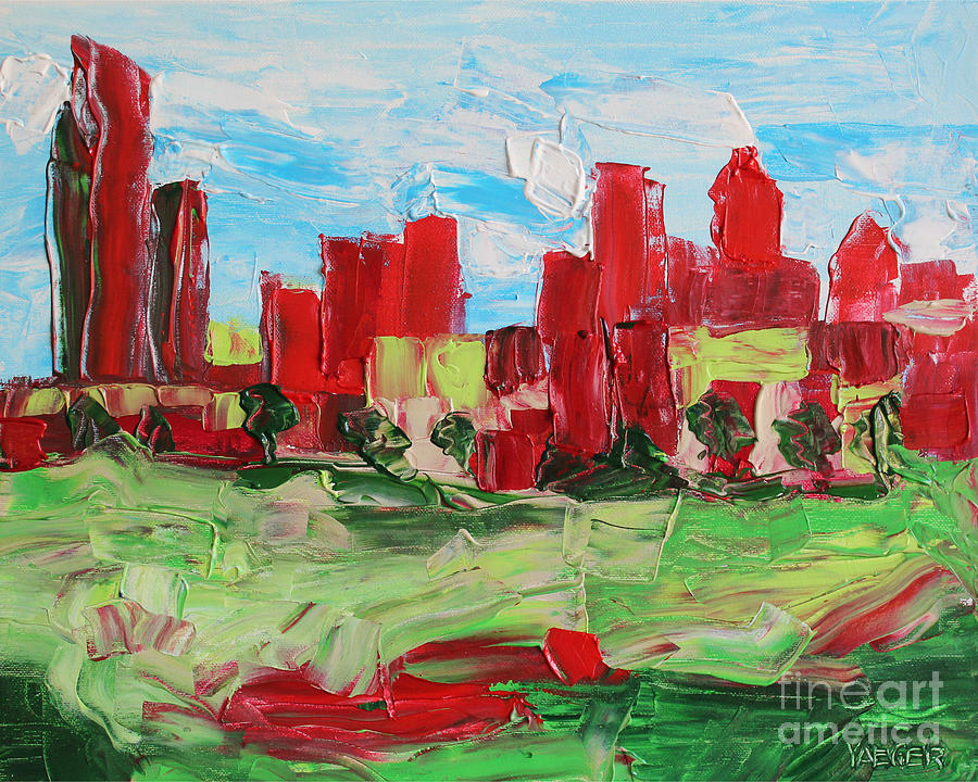 Abstract Uptown 6586 Painting by Robert Yaeger