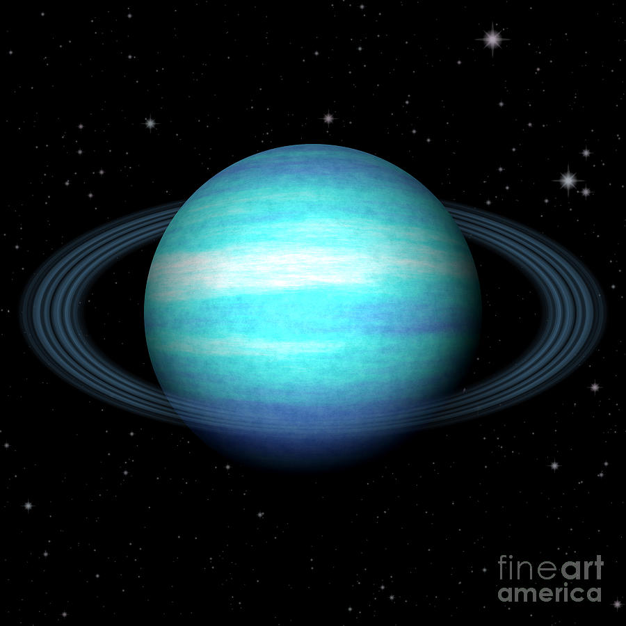 Abstract Uranus Digital Art
