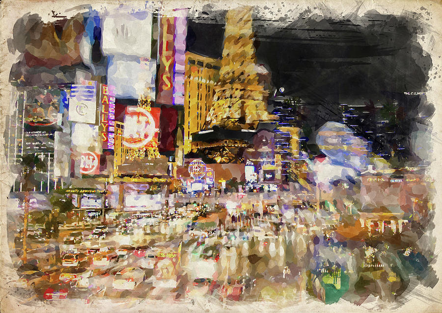 Abstract Photograph - Abstract Vegas II by Ricky Barnard