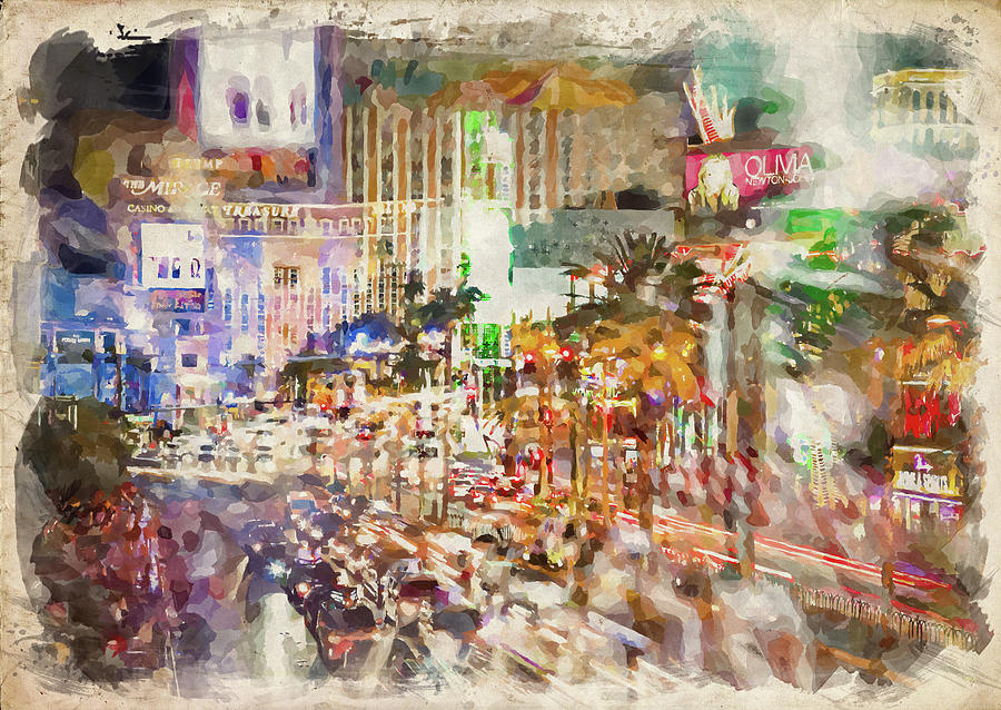 Abstract Photograph - Abstract Vegas III by Ricky Barnard