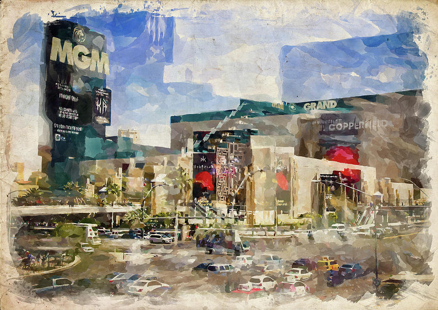 Abstract Vegas VII Photograph by Ricky Barnard