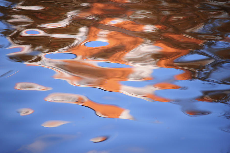 Abstract Water Refections Photograph by Jenny Rainbow