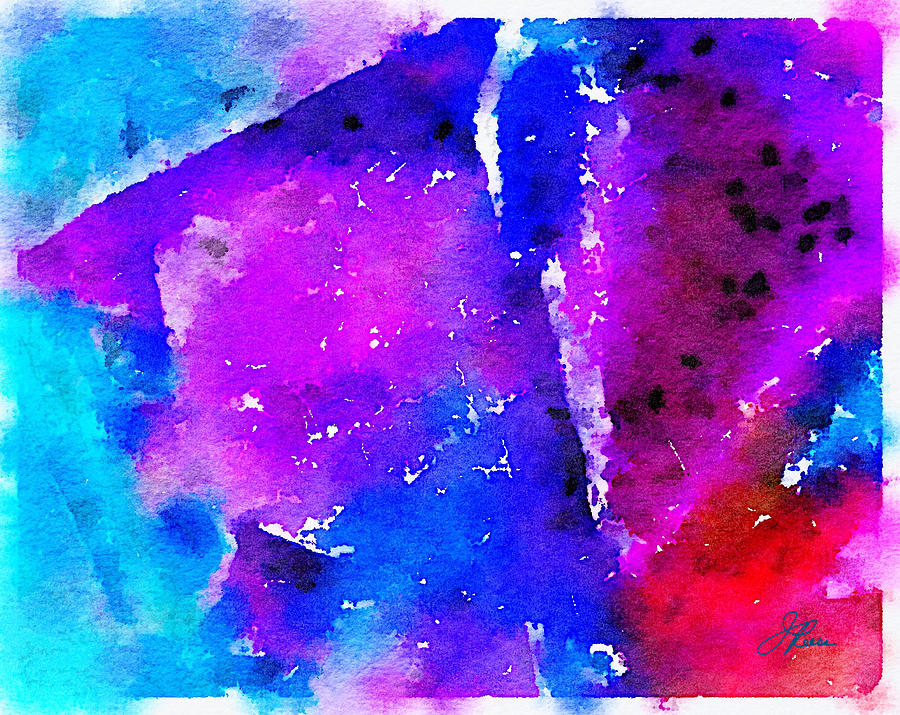Watercolor Painting - Abstract Watercolor by Joan Reese