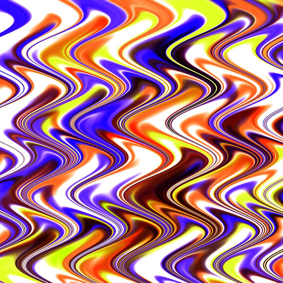 Abstract Waves 27 By Kristalin Davis Digital Art