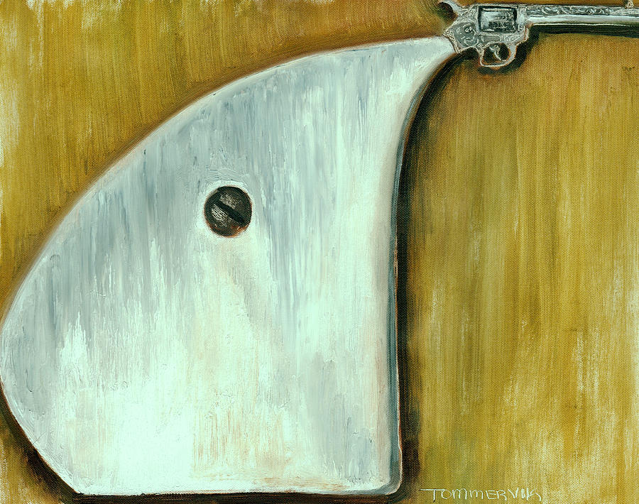 Avant-garde Cowboy Gun Art Print Painting by Tommervik