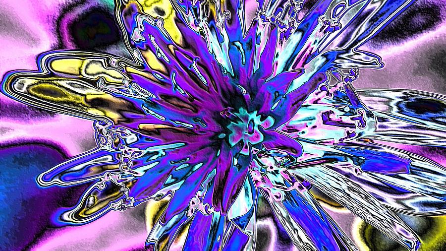 Abstract Wildflower 9 Digital Art by Belinda Cox