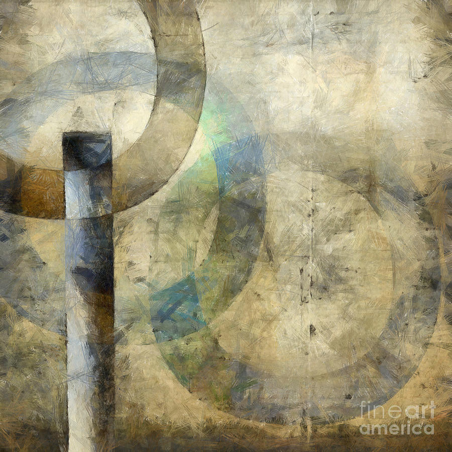 Abstract Photograph - Abstract with Circles by Edward Fielding