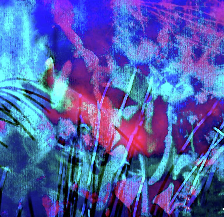 Abstract with the Blues  Espanol Digital Art by Femina Photo Art By Maggie