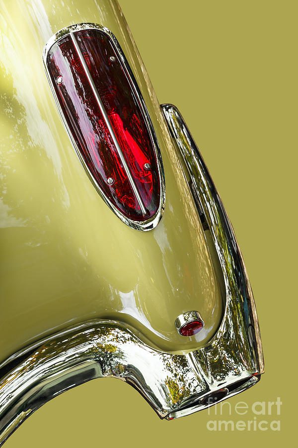 Abstract Yellow 58 Corvette Photograph by Dennis Hedberg