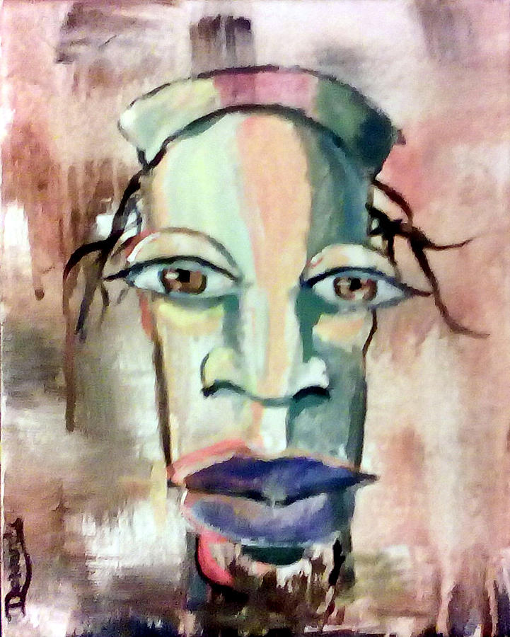 Abstract Young Man #2 Painting by Raymond Doward