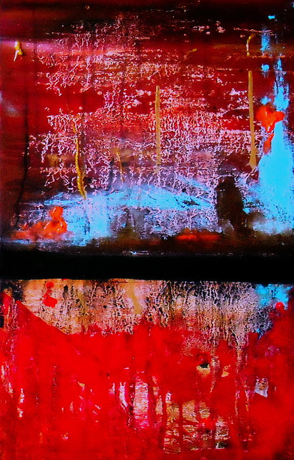 Abstract Zen 3 Painting by Pristine Cartera Turkus