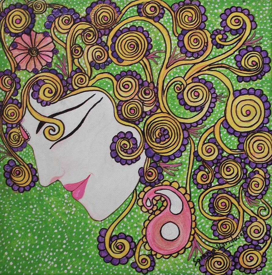 Blossom  Painting by Saranya Haridasan