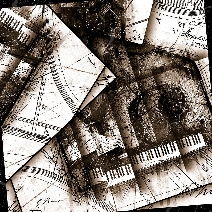 Beethoven Movie Digital Art - Abstracta 24 Cadenza by Gary Bodnar