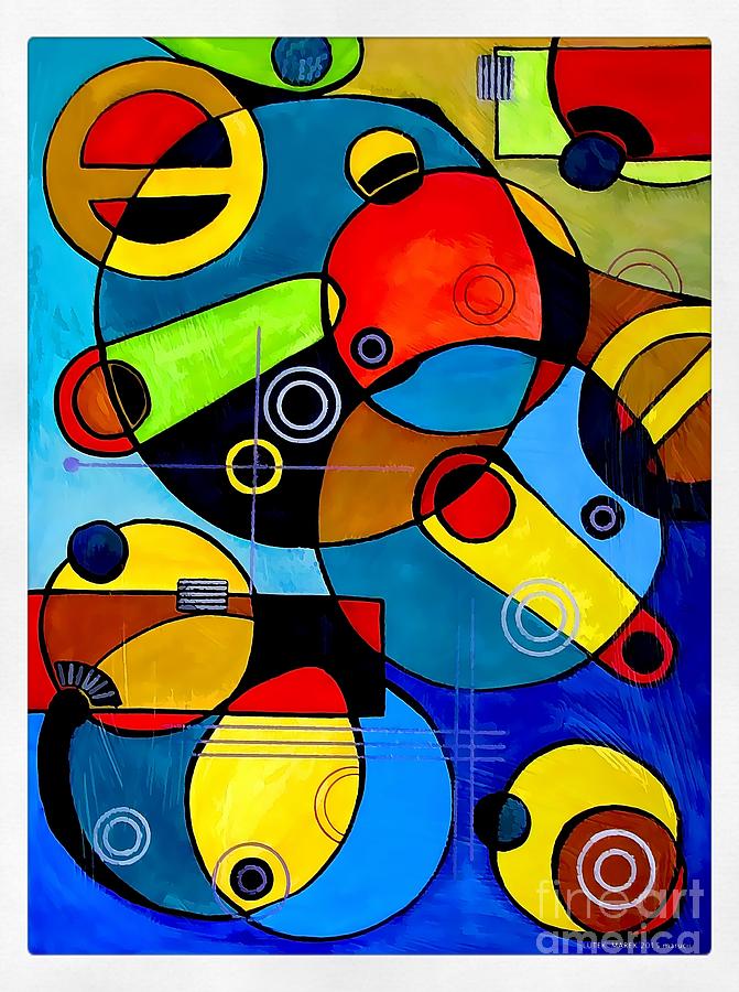 Abstraction 3128 Painting by Marek Lutek